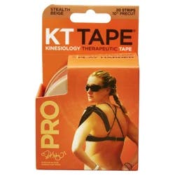 KT Tape Stealth Beige Pro Kinesiology Tape 20 ea