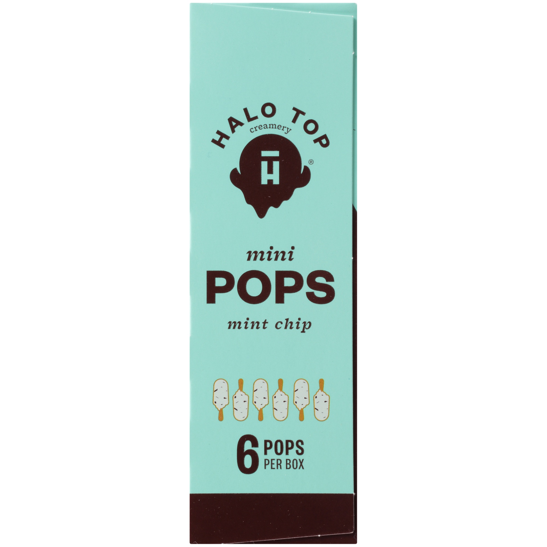 slide 6 of 7, Halo Top Creamery Mint Chip Pops, 6 ct; 2 fl oz