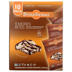 Drizzilicious S'mores Mini Rice Cake Bites Multipack - 7.4 oz
