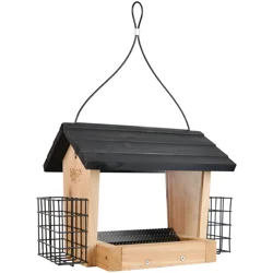 Nature's Way Cedar - 3QT Hopper bird feeder w/suet