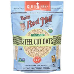 Bob's Red Mill Gluten Free Organic Steel Cut Oats - 24oz