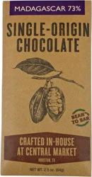 Central Market Bean To Bar Madagascar 73% Single-Origin Chocolate