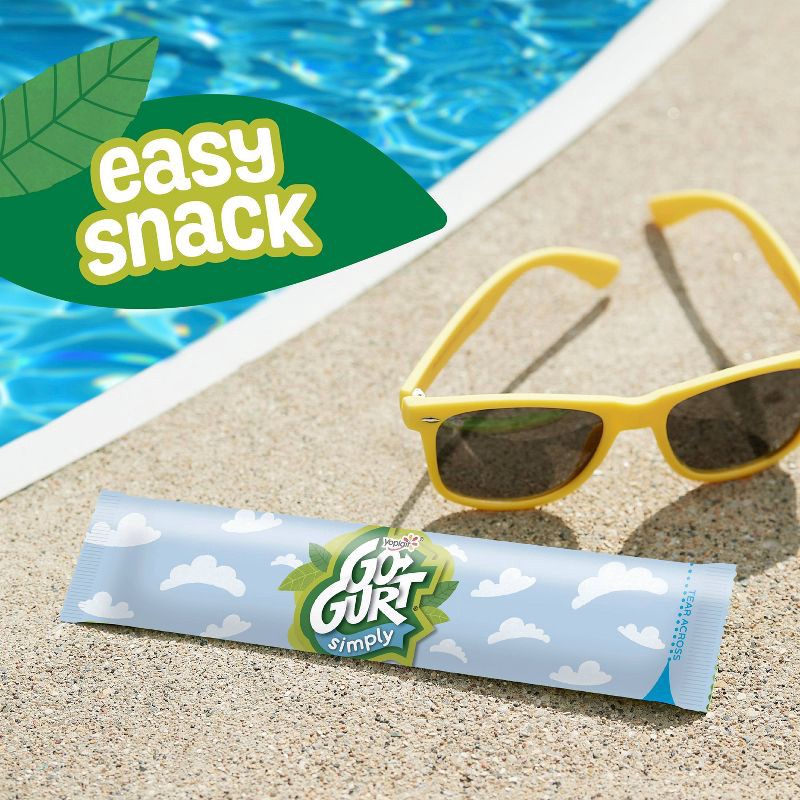 slide 5 of 11, Yoplait Simply Go-Gurt Mixed Berry/Strawberry Fat Free Kids' Yogurt - 40oz/20ct, 40 oz, 20 ct