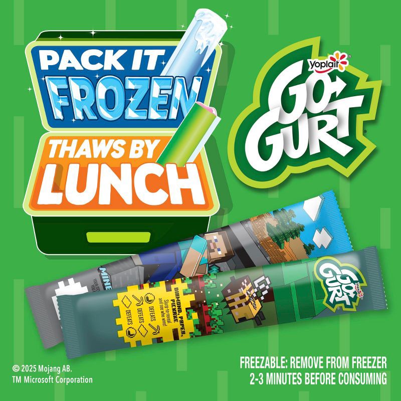 slide 4 of 10, Yoplait Go-Gurt Strawberry/Mixed Berry Fat Free Kids' Yogurt - 40oz/20ct, 40 oz, 20 ct