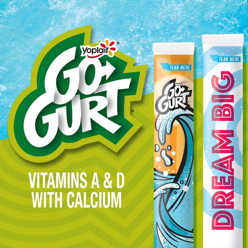 slide 2 of 10, Yoplait Go-Gurt Strawberry/Mixed Berry Fat Free Kids' Yogurt - 40oz/20ct, 40 oz, 20 ct