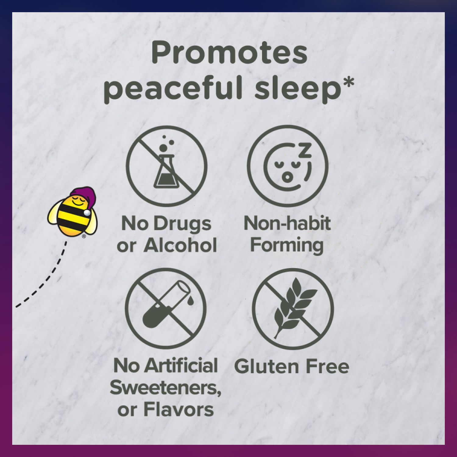 slide 7 of 8, Zarbee's Naturals Zarbee’s Kid’s Sleep Gummies with Melatonin, Drug-Free, Non-Habit Forming, Natural Berry, 50ct, 50 ct
