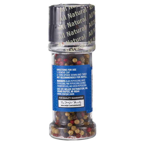 slide 4 of 5, Meijer Peppercorn Medley Grinder, 1 oz