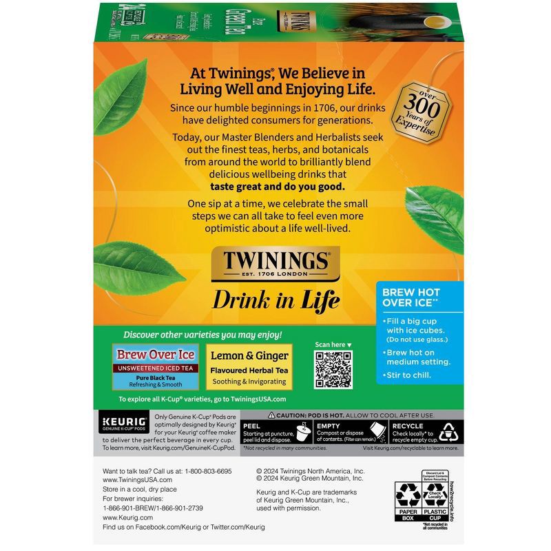 slide 4 of 6, Twinings Green Tea K-Cup - 24ct, 24 ct