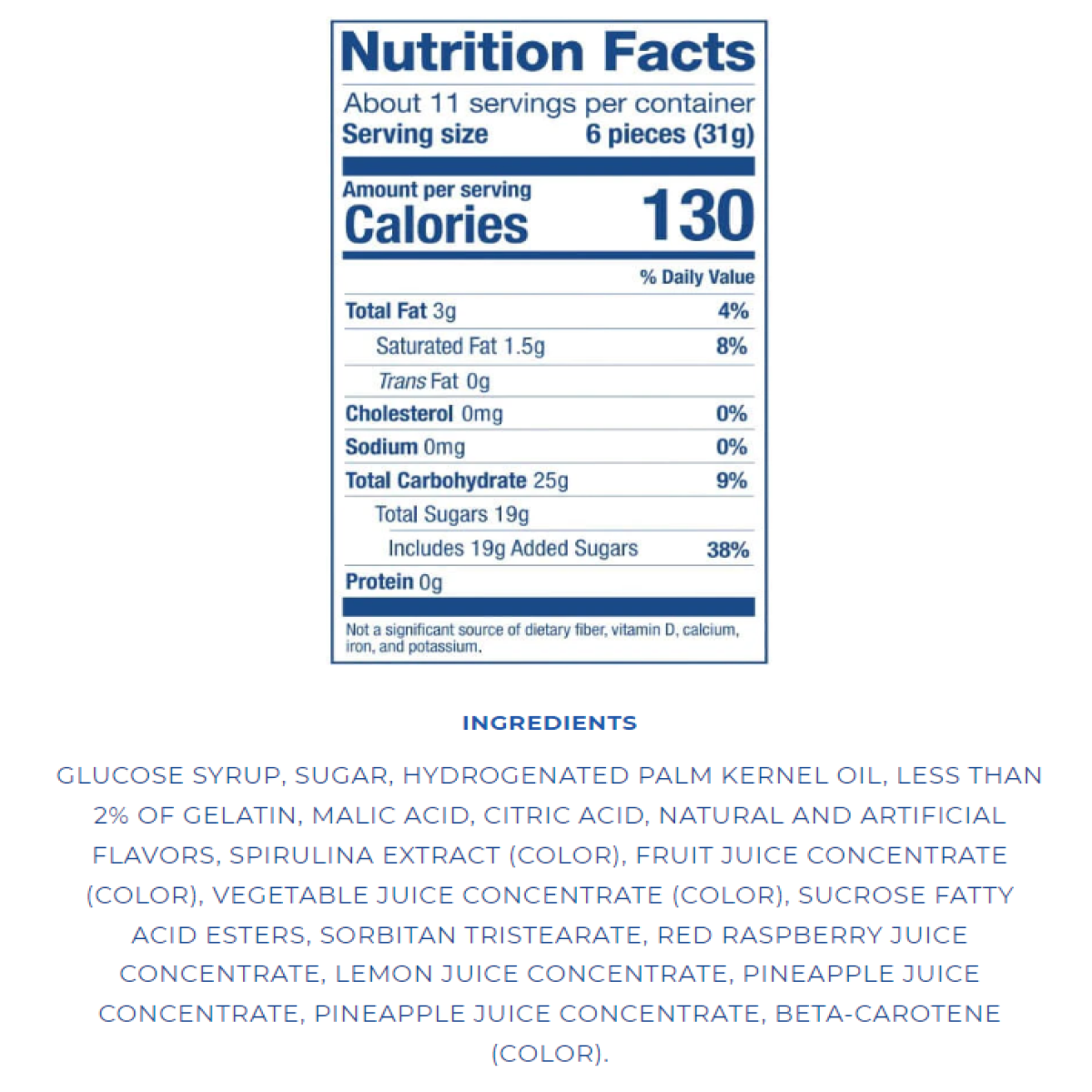 slide 2 of 2, Morinaga Hi-Chew Fantasy Mix Rainbow Sherbet/Blue Hawaii/Blue Raspberry Candy 11.65 oz, 11.65 oz