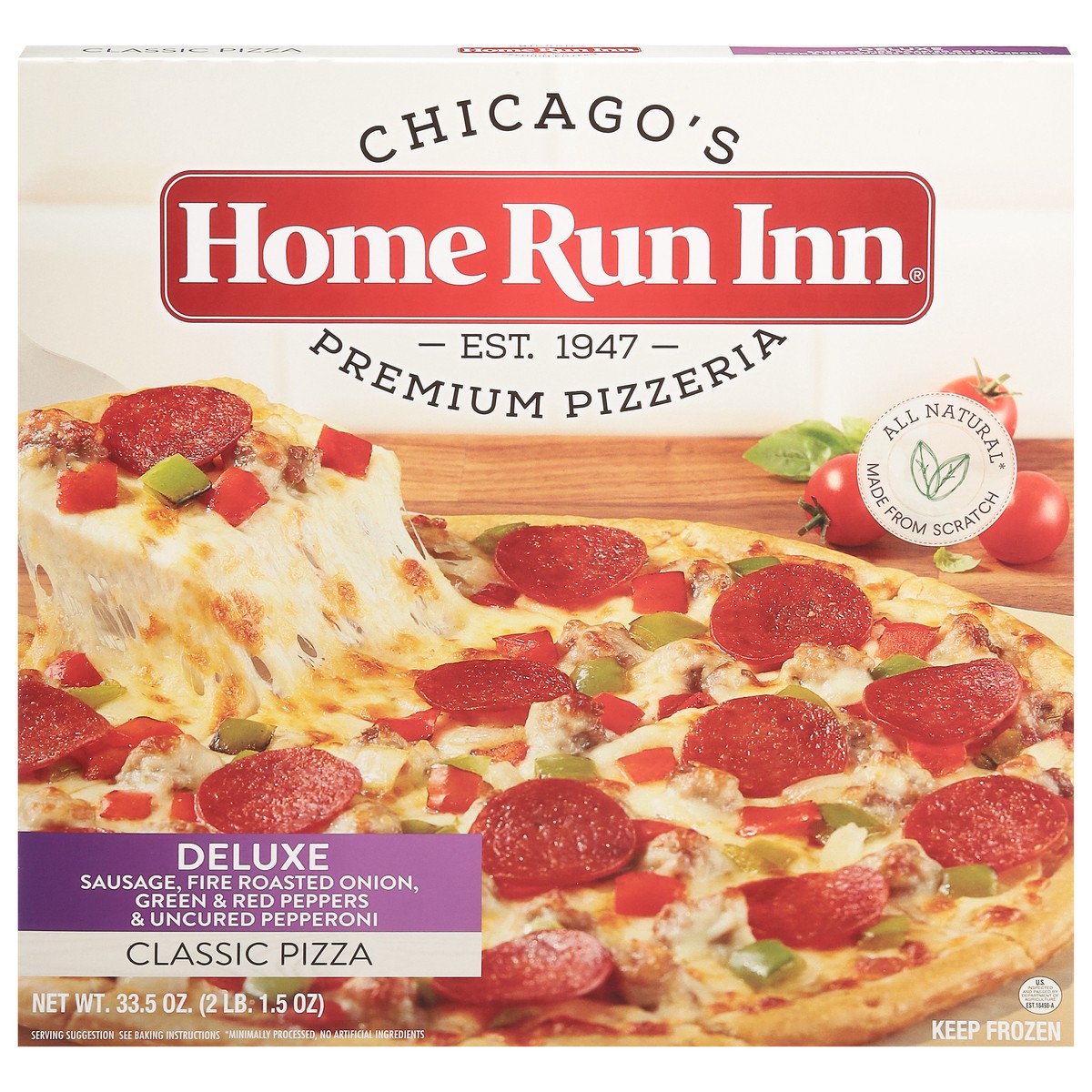 slide 1 of 9, Home Run Inn Home Run Inn Signature Pizza Deluxe, 33.5 oz