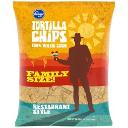 Kroger 100% White Corn Restaurant Style Tortilla Chips