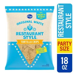 Kroger 100% White Corn Restaurant Style Tortilla Chips