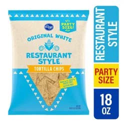 Kroger 100% White Corn Restaurant Style Tortilla Chips