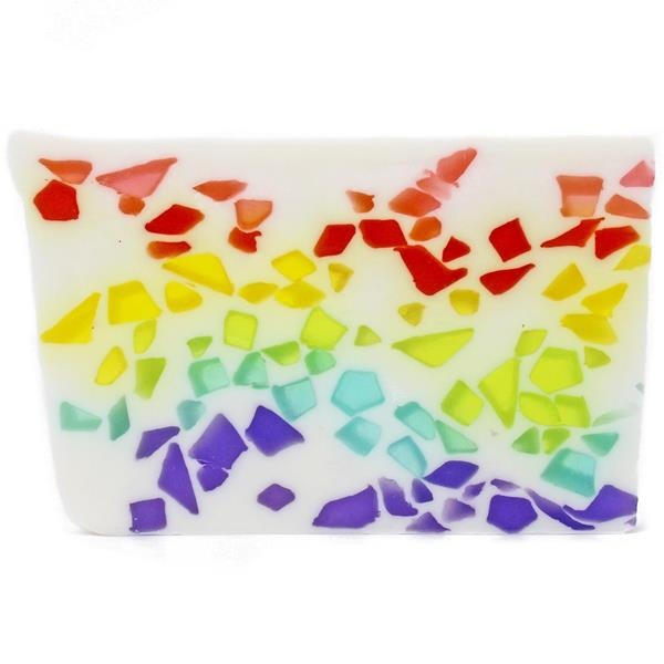 slide 1 of 1, Basin Rock Candy Rainbow Soap Slice, 3.7 oz