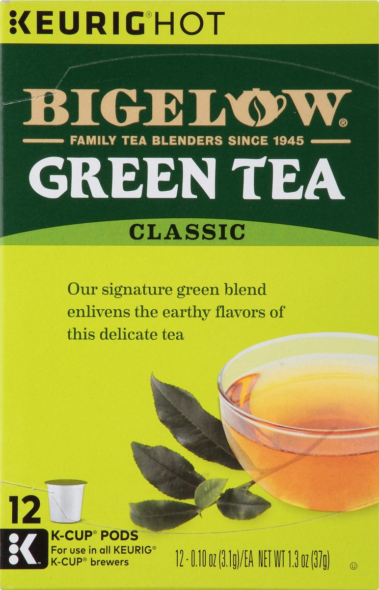 slide 1 of 7, Bigelow K-Cup Pods Classic Green Tea - 12 ct, 12 ct