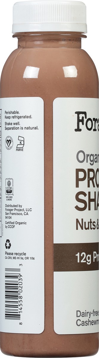 slide 2 of 9, Forager Project Organic Nuts & Cocoa Protein Shake 12 fl oz, 12 fl oz