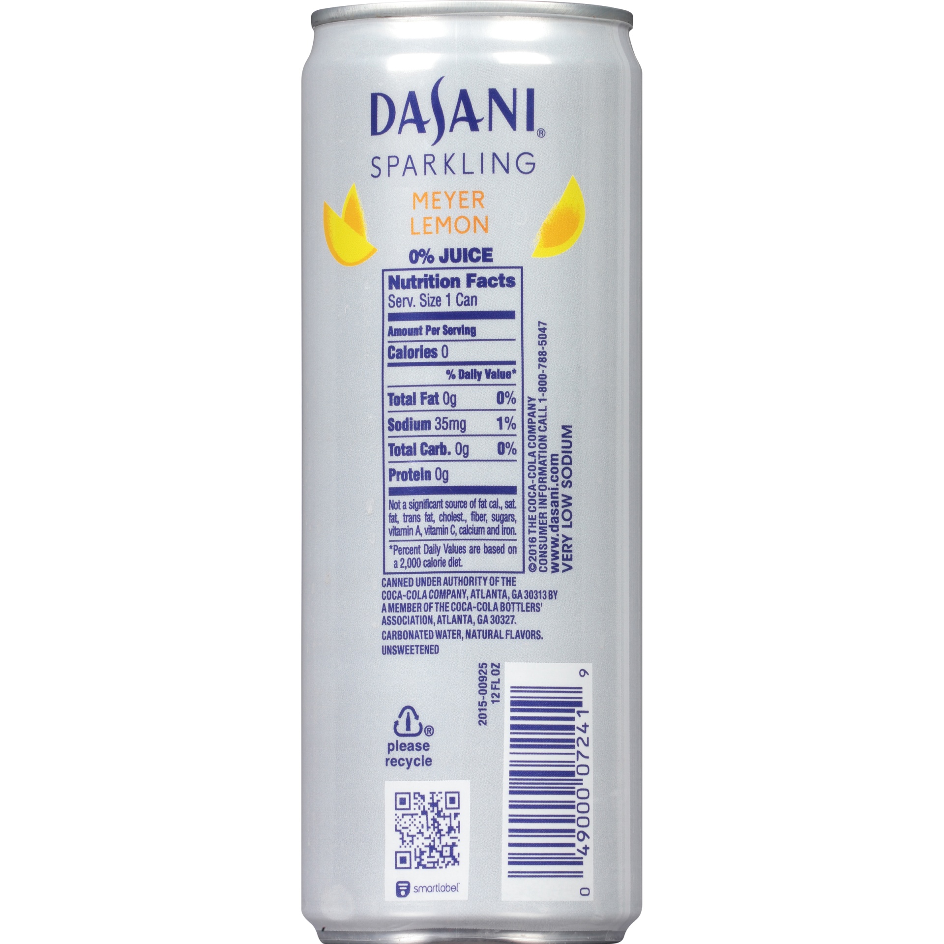 slide 4 of 6, Dasani Sparkling Meyer Lemon Water Beverage, 12 fl oz