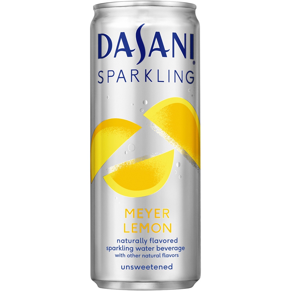 slide 1 of 6, Dasani Sparkling Meyer Lemon Water Beverage, 12 fl oz