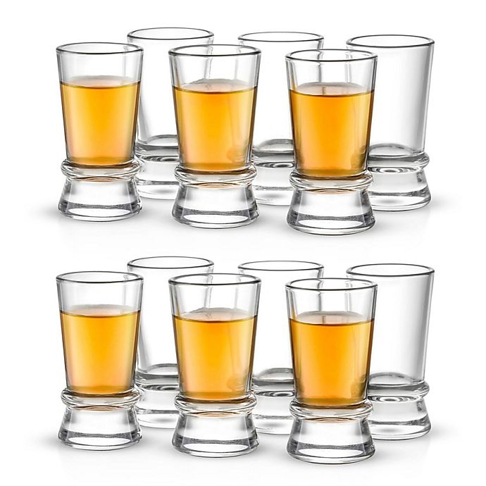 slide 5 of 5, JoyJolt Afina Shot Glasses, 12 ct