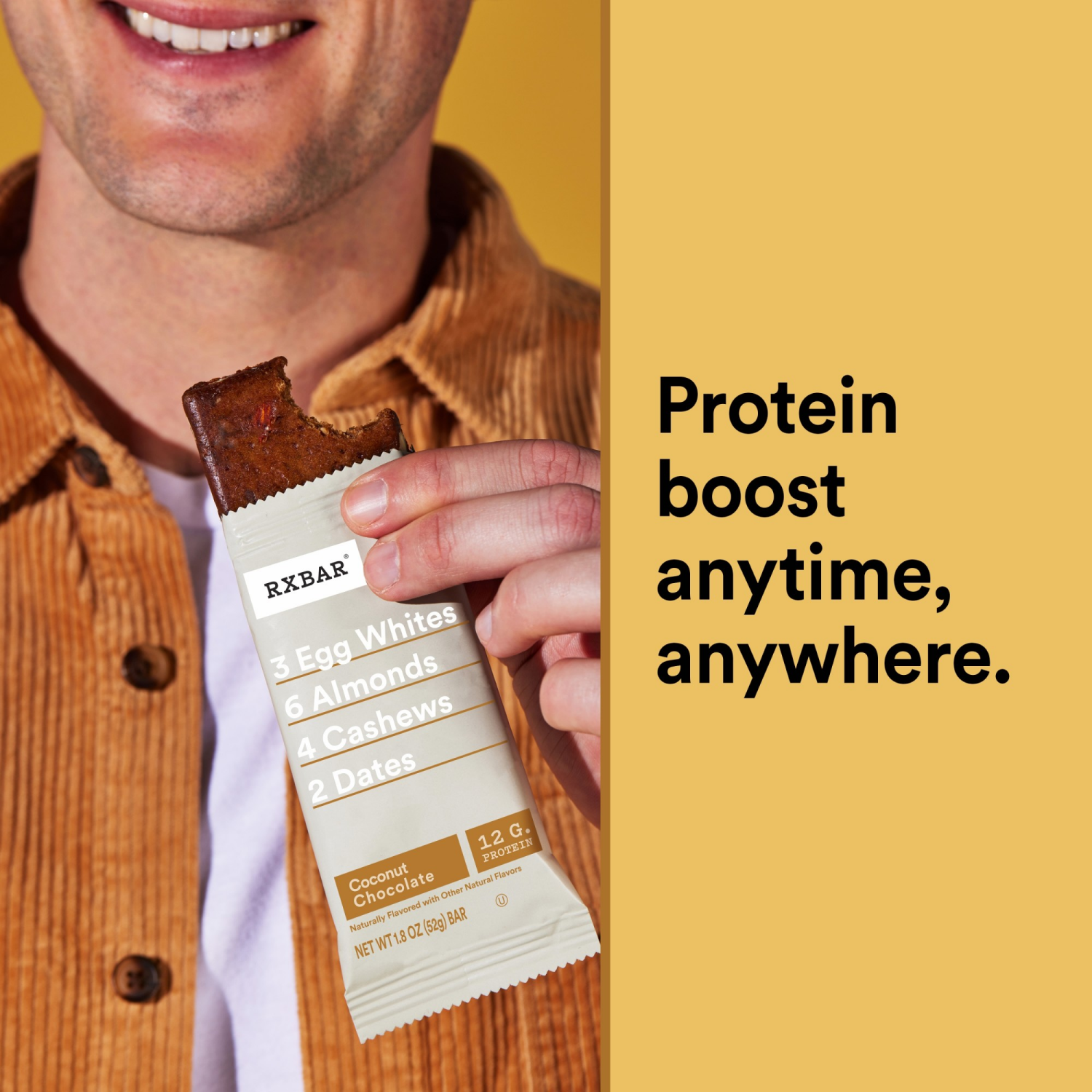 slide 3 of 8, RXBAR Coconut Chocolate Protein Bars, 5 ct