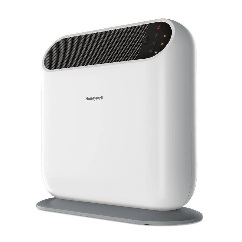 slide 1 of 7, Honeywell Thermawave Indoor Heater: Portable Ceramic Space Heater, 3 Settings, Fan Driven, 1500W, ETL Listed, White, 1 ct