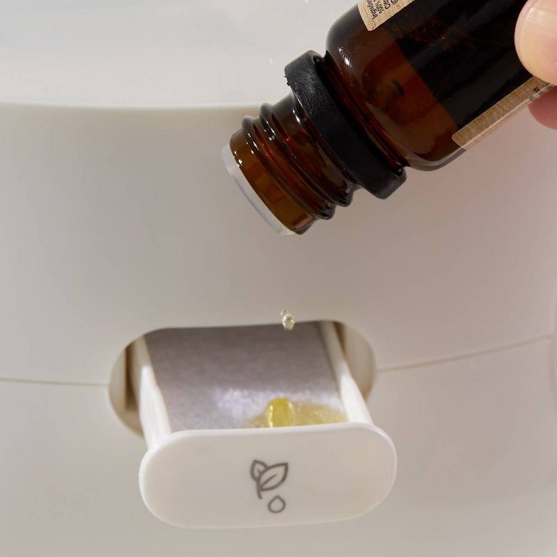 slide 4 of 7, Honeywell Ultrasonic Egg Humidifier HUL545W: Cool Mist, Aromatherapy, No Filter, 36-Hour Run, 300-500 sq. ft. Room, 1 ct