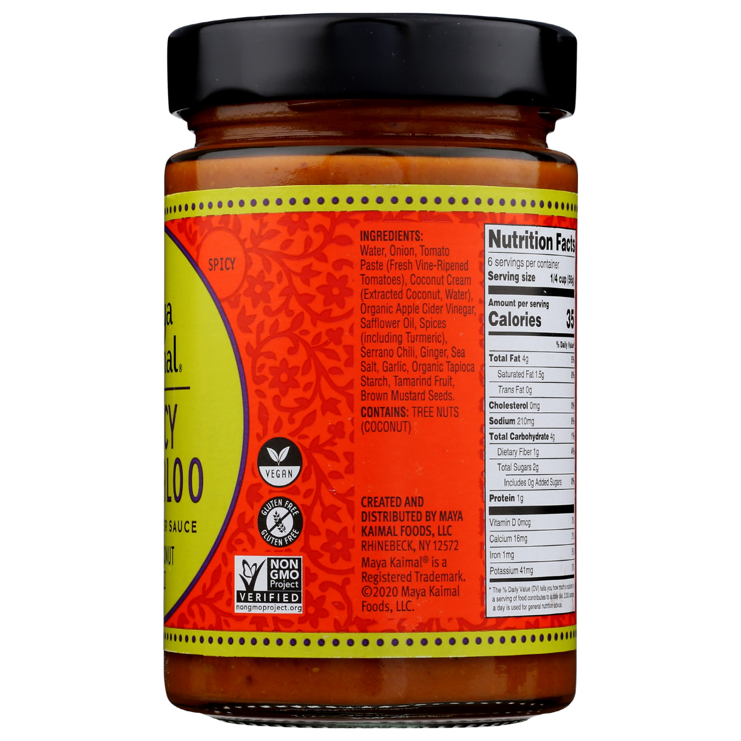 slide 2 of 3, Maya Kaimal Sauce Spicy Vindaloo 12.5 Oz, 12.5 oz