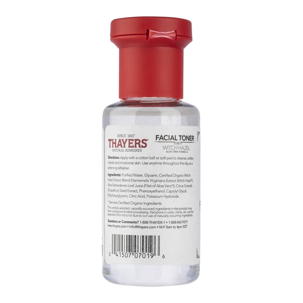 slide 2 of 3, Thayers Natural Remedies Unscented Witch Hazel Alcohol Free Facial Toner - 3 fl oz, 3 fl oz