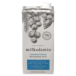 Milkadamia Unsweetened Macadamia Milk 32 fl oz