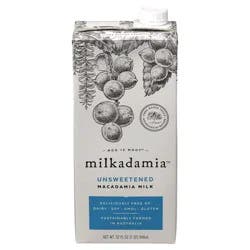 Milkadamia Unsweetened Macadamia Milk 32 fl oz