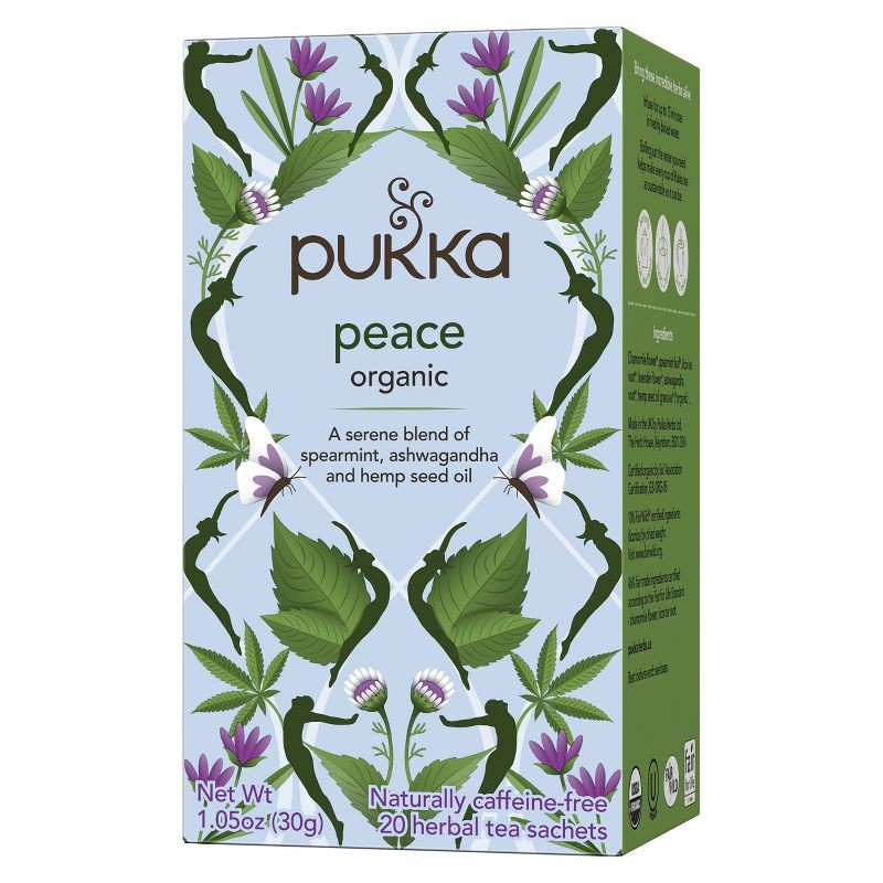 slide 1 of 5, Pukka TB Peace - 20ct, 20 ct