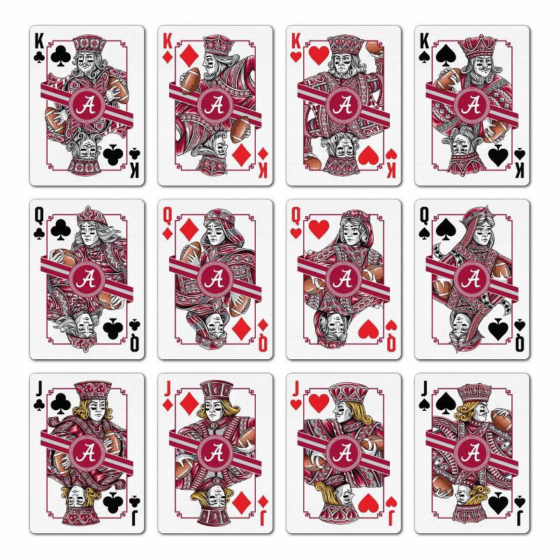 slide 2 of 5, NCAA Alabama Crimson Tide Classic Series Playing Cards, 1 ct