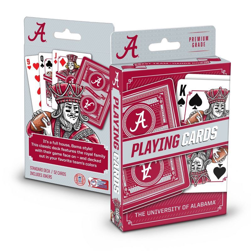 slide 1 of 5, NCAA Alabama Crimson Tide Classic Series Playing Cards, 1 ct
