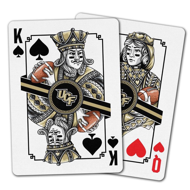 slide 3 of 5, NCAA UCF Knights Classic Series Playing Cards: Cardstock Paper, Ages 10+, 1 ct