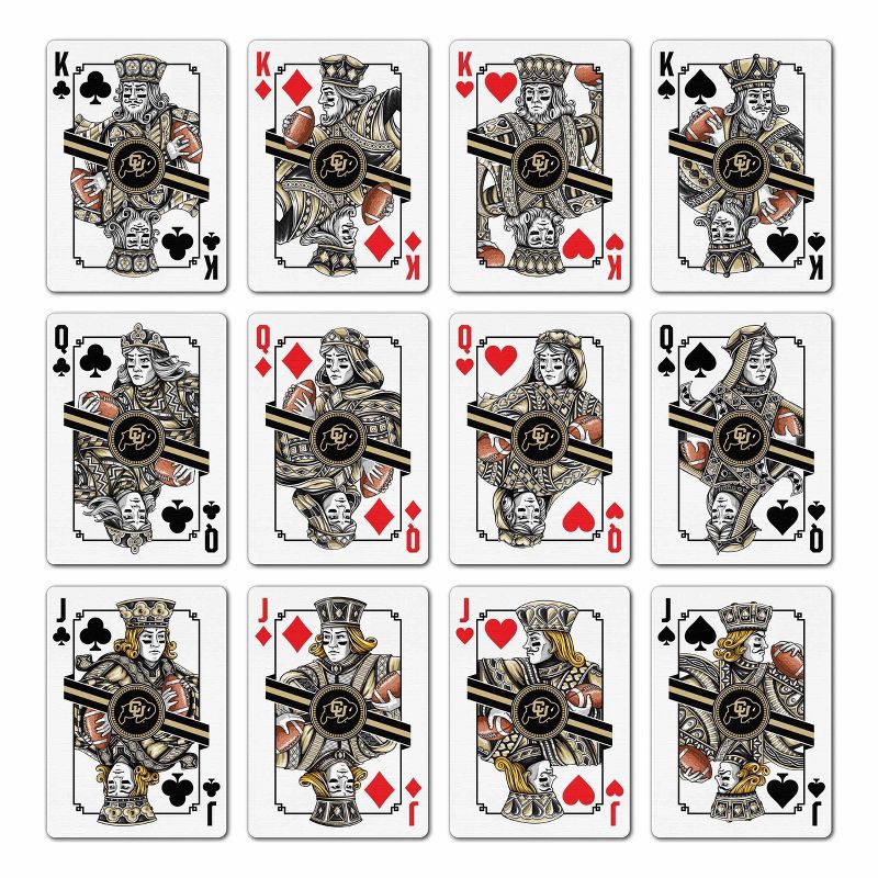 slide 2 of 5, NCAA Colorado Buffaloes Classic Series Playing Cards: Cardstock Paper, Age 10+, 1 ct