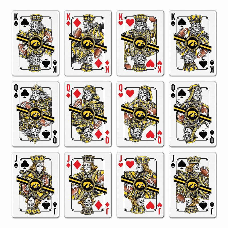 slide 2 of 5, NCAA Iowa Hawkeyes Classic Series Playing Cards: Cardstock Paper, Ages 10+, 1 ct