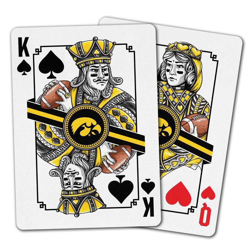 slide 3 of 5, NCAA Iowa Hawkeyes Classic Series Playing Cards: Cardstock Paper, Ages 10+, 1 ct