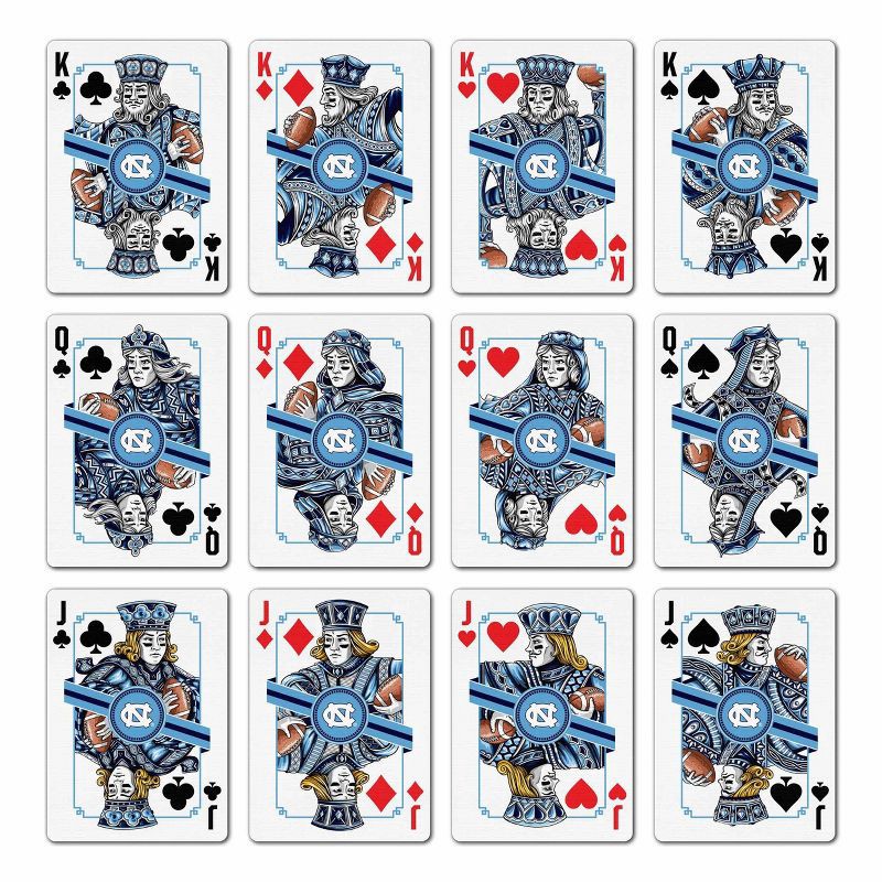 slide 2 of 5, NCAA North Carolina Tar Heels Classic Series Playing Cards: Cardstock Paper, Age 10+, 1 ct