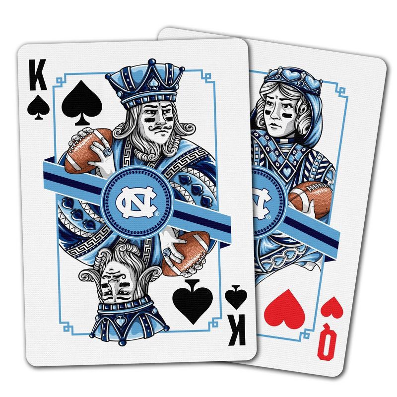 slide 3 of 5, NCAA North Carolina Tar Heels Classic Series Playing Cards: Cardstock Paper, Age 10+, 1 ct