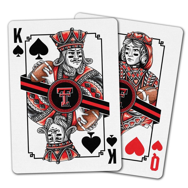 slide 3 of 5, NCAA Texas Tech Red Raiders Classic Series Playing Cards: Cardstock Paper, Ages 10+, 1 ct