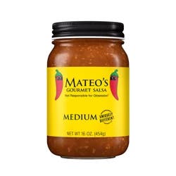 Mateo's Medium Gourmet Salsa 16 oz