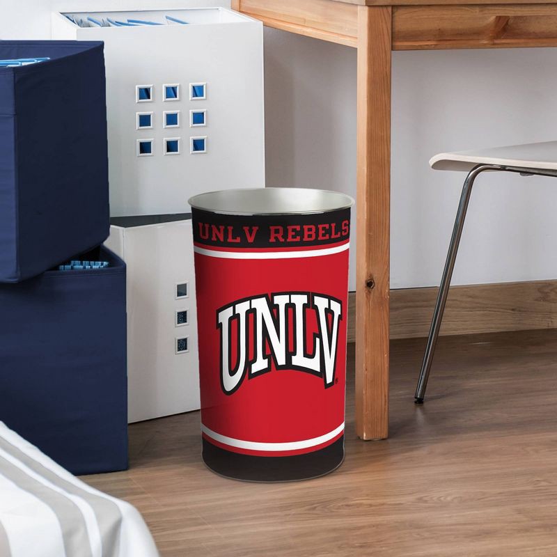 slide 2 of 3, NCAA UNLV Rebels Waste Basket, 1 ct