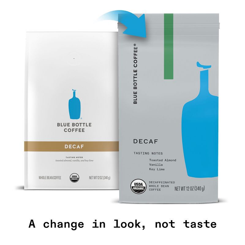 slide 4 of 8, Blue Bottle Coffee Blue Bottle Decaf Whole Bean Medium Roast Coffee - 12oz, 12 oz