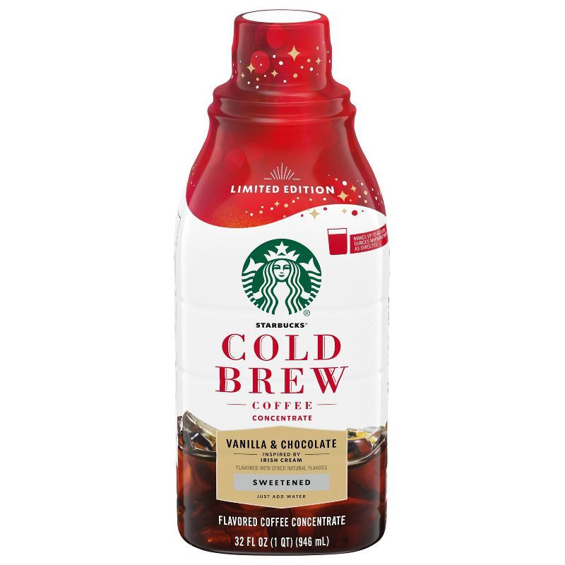 slide 1 of 5, Starbucks Cold Brew Concentrate Irish Cream - 32 fl oz, 32 fl oz