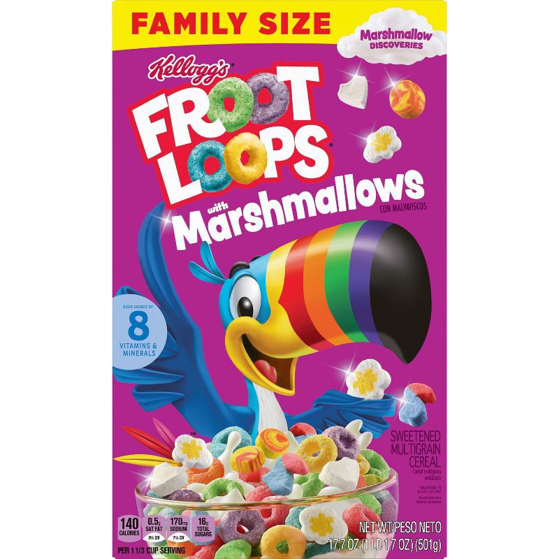 Kellogg's Froot Loops Original Breakfast Cereal - Shop Cereal at H-E-B