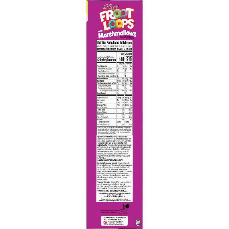 Kellogg's Froot Loops with Marshmallows Breakfast Cereal 18.7 oz 