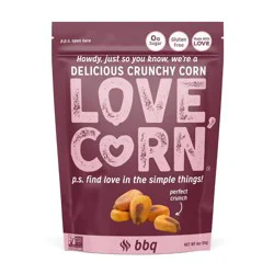 Love Corn LOVE, CORN BBQ Crunchy Corn - 4oz
