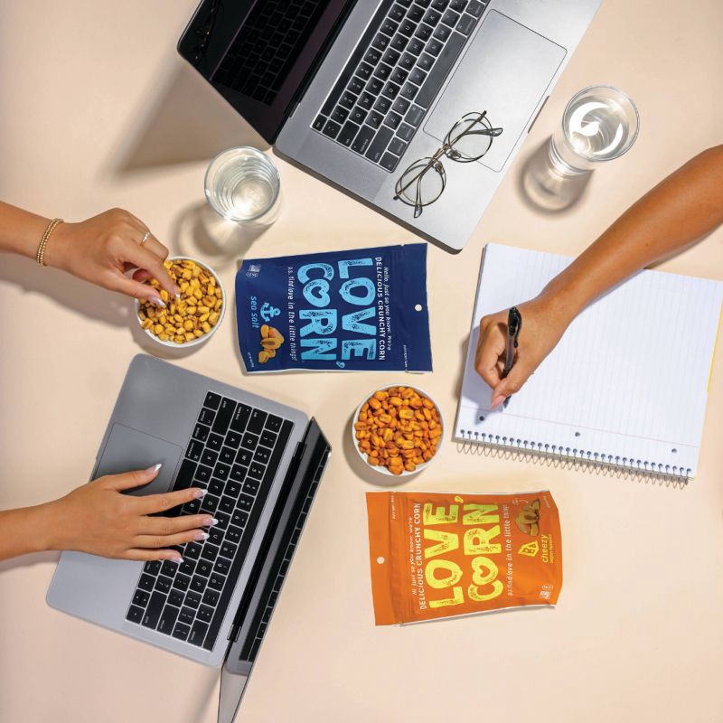 slide 8 of 10, Love Corn LOVE, CORN Cheezy Crunchy Corn - 4oz, 4 oz