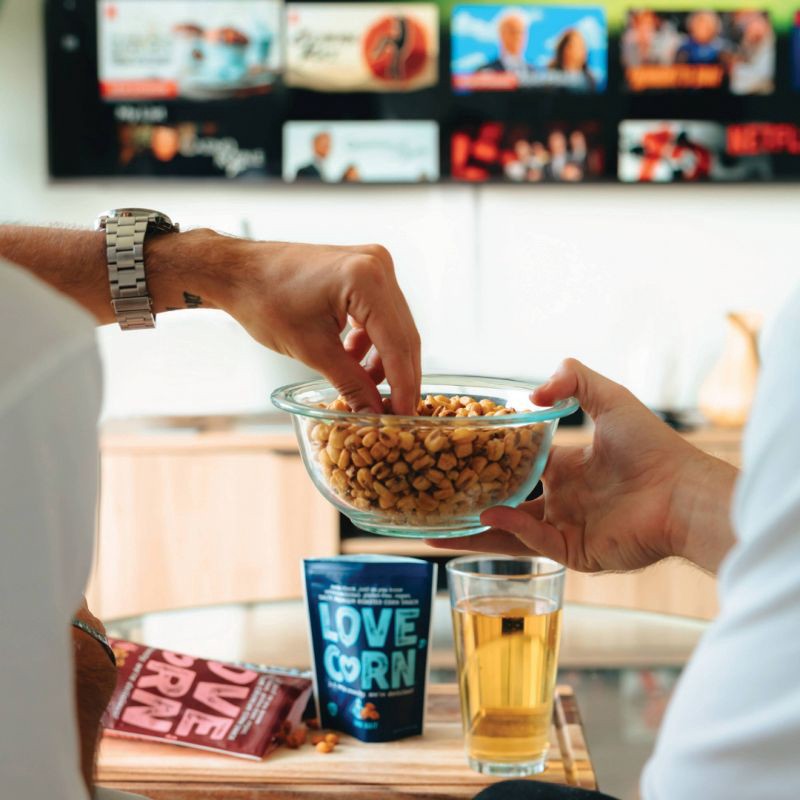 slide 9 of 10, Love Corn LOVE, CORN Cheezy Crunchy Corn - 4oz, 4 oz