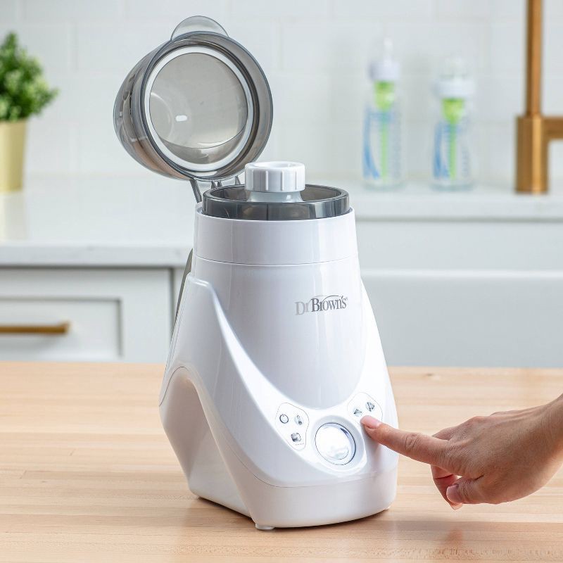 slide 14 of 20, Dr. Brown's Deluxe Baby Bottle Warmer & Sterilizer - White, 1 ct